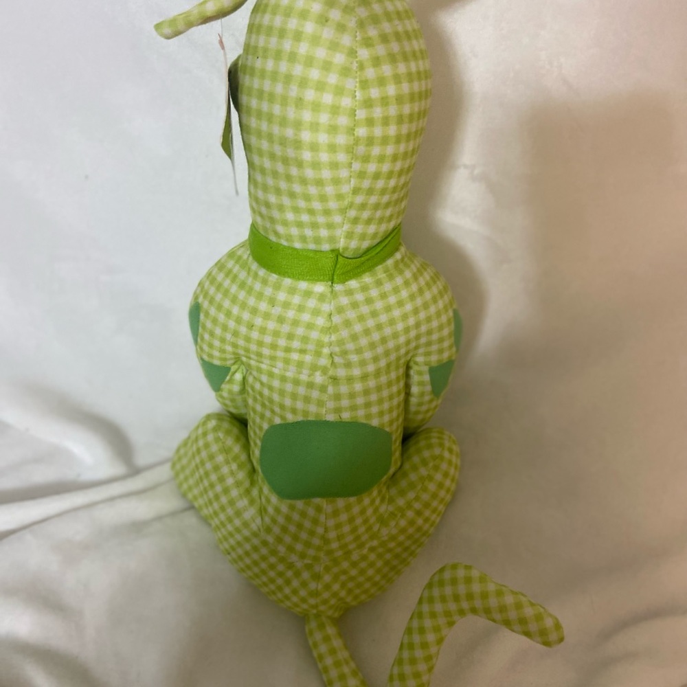 Scooby Doo Plush Toy Factory Green Plaid Checkered Stuffed Toy Hanna Barbera - Picture 8 of 8
